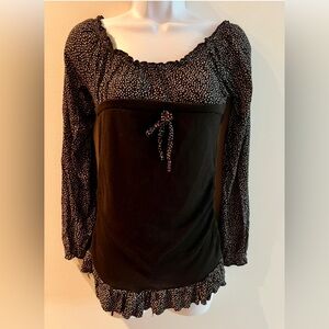 Black and White Women's Top